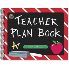 Teacher TCR 2093 Chalkboard Teacher Plan Book - Academic - Weekly, Dai