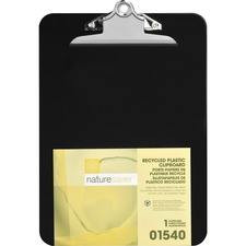 Nature NAT 01540 Recycled Plastic Clipboards - 1 Clip Capacity - 8 12 