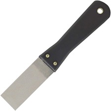 Great GNS 15PKS Stiff Blade Putty Knife - 1.25 Blade - Black Plastic H