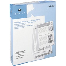 Sparco SPR 06121 Punched Multipurpose Copy Paper - 92 Brightness - Let