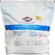 The CLO 30359 Clorox Healthcare Bleach Germicidal Wipes Refill - Ready