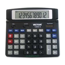 Victor VCT 12004 Victor 12004 Desktop Calculator - Auto Power Off, Big