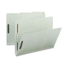 Nature NAT SP17216 13 Tab Cut Letter Recycled Fastener Folder - 8 12 X