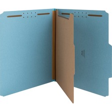 Nature NAT SP17200 13 Tab Cut Letter Recycled Classification Folder - 