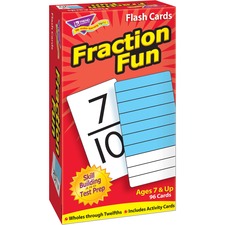 Trend TEP 53109 Trend Fraction Fun Flash Cards - Educational - 1  Box