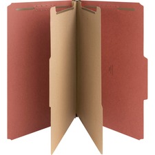 Nature NAT 01054 25 Tab Cut Legal Recycled Classification Folder - 8 1