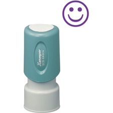 Shachihata XST 11420 Xstamper Pre-inked Specialty Smiley Face Stamp - 