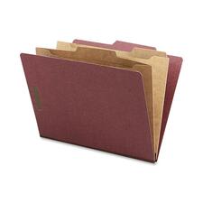 Nature NAT 95012 25 Tab Cut Letter Recycled Classification Folder - 8 