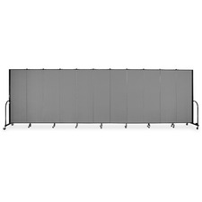 Screenflex SCX CFSL6011DG Portable Room Dividers - 72 Height X 20.4 Ft