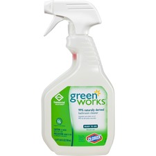 The CLO 00452 Clorox Commercial Solutions Green Works Bathroom Cleaner