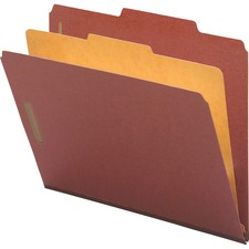 Nature NAT 01053 25 Tab Cut Legal Recycled Classification Folder - 8 1