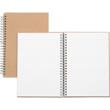 Nature NAT 20205 Hardcover Twin Wire Notebooks - 80 Sheets - Wire Boun