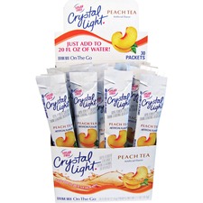 Heinz KRF 79730 Crystal Light On-the-go Mix Peach Sticks - Powder - Pe