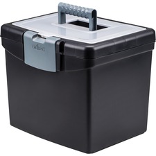 Storex STX 61502U01C Portable Storage Box - External Dimensions: 14.9 