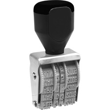 U. USS RD010 Qwikmark Heavy Duty Rubber Date Stamps - Date Stamp - 4 B