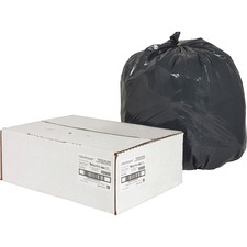 Nature NAT 00988 Black Low-density Recycled Can Liners - Small Size - 