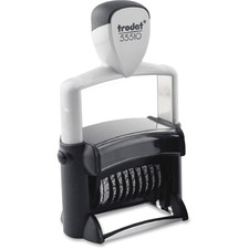 U. USS T55510 Trodat 10-digit Self-ink Number Stamp - Date Stamp - 10 