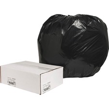 Nature NAT 00992 Black Low-density Recycled Can Liners - Extra Large S