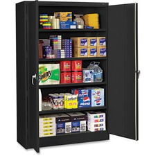 Tennsco TNN J1878SUBK Black Jumbo Storage Cabinet - 48 X 18 X 78 - 5 X