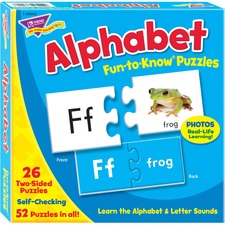 Trend TEP T36002 Trend Alphabet Fun-to-know Puzzles - 3+52 Piece