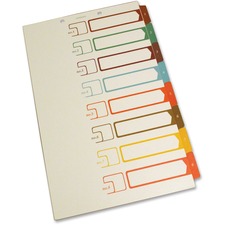 Sj SJP S05278 Speedex Legal Size Side Tab Toc Dividers - 8 Printed Tab