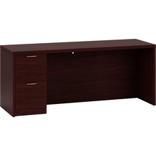 Hon HON 115904LAFNN Hon Valido Left Pedestal Desk, 66w - 2-drawer - 72