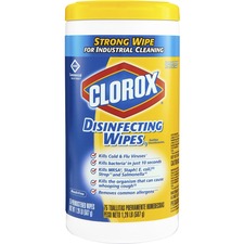 The CLO 15948CT Clorox Disinfecting Wipes - Ready-to-use Wipe - Lemon 