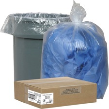 Nature NAT 29901 Recycled Trash Can Liners - Large Size - 45 Gal - 40 