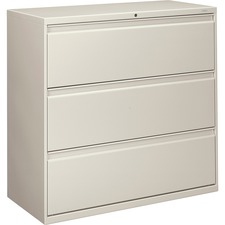 Hon HON 893LQ Hon Brigade 800 Series 3-drawer Lateral - 42 X 18 X 39.1