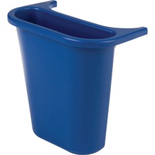 Rubbermaid RCP 295073BE Commercial Saddlebasket Recycling Side Bin - 1