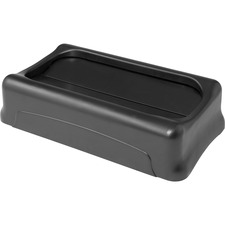 Rubbermaid RCP 267360BK Commercial Slim Jim Container Swing Lid - Rect