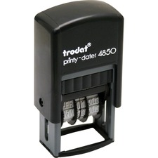 U. USS E4850L Trodat Micro 5-in-1 Date Stamp - Messagedate Stamp - Rec