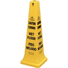 Rubbermaid FG627677YEL Commercial 36 Safety Cone - 1 Each - Caution, W