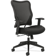 Hon BSX VL702MM10 Hon Wave Mesh High-back Task Chair - Black Fabric Se