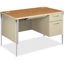 Hon HON 88251RCL Hon Mentor Right Pedestal Desk, 48w - Laminated Top -