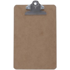 Saunders SAU 05610 Saunders Brown Hardboard Clipboards - 1 Clip Capaci