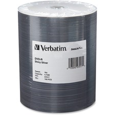 Verbatim 97017 Dvd-r 4.7gb 16x Datalifeplus Shiny Silver Silk Screen P