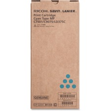 Original Ricoh RIC 841358 841358 Toner Cartridge - Laser - Cyan - 1 Ea