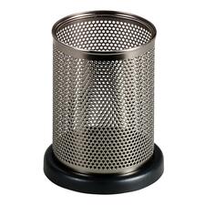 Sanford ROL E23569 Rolodex Distinctions Gun Metal Mesh Pencil Holder -