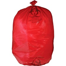 Medical MHM RIWB142143 Medegen Mhms Red Biohazard Infectious Waste Bag