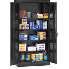 Tennsco TNN 1470BK Standard Black Storage Cabinet - 36 X 18 X 72 - 5 X