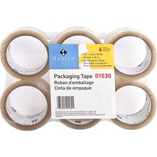 Sparco SPR 01530 Transparent Hot-melt Tape - 55 Yd Length X 2 Width - 