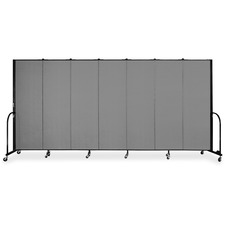 Screenflex SCX CFSL607DG Portable Room Dividers - 72 Height X 13.1 Ft 