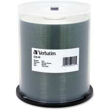 Verbatim 94797 Cd-r 700mb 52x Datalifeplus Shiny Silver Silk Screen Pr