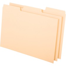 Tops OXF B853 Esselte Blank Index Card File Guide - Manila Tab(s) - 10