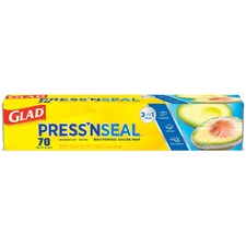 The CLO 70441 Glad Press'n Seal Food Plastic Wrap - 11.80 Width X 71.1