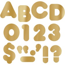 Trend TEP T479 Trend Metallic Casual Uppercase 4 Ready Letters - Learn