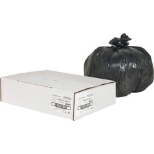 Nature NAT 00987 Black Low-density Recycled Can Liners - Small Size - 