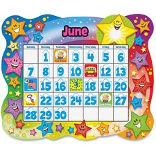 Trend TEP T8194 Calendar Bulletin Board Set - Durable - 26 Height X 31