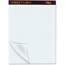 Tops TOP 63752 Docket Gold Planner Pad - 80 Sheets - Both Side Ruling 